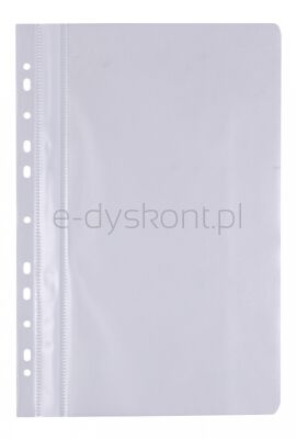 Office Products Skoroszyt, Pp, A4, Miękki, 100/170Mikr., Wpinany, Biały