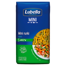 Lubella Makaron Mini Rurki 5 Warzyw 400 G