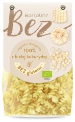 Bartolini Makaron Z Białej Kukurydzy Świderek (Fusilli) Bezgl. Bio 250G