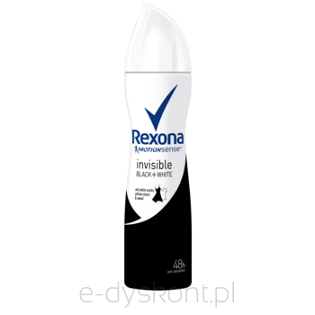Rexona Dezodorant Spray Invisible Black+White 150Ml