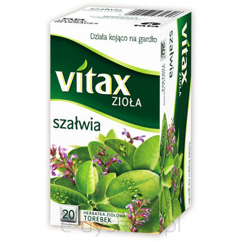 Herbata Vitax Zioła Szałwia 20 torebek x 1,2g