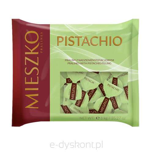 Mieszko Praliny O Smaku Pistacjowym 1Kg 