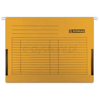 Donau Teczka zawieszkowa z boczkami, A4, 230gsm, pomarańczowa