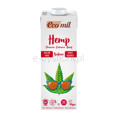 Ecomil Napój Z Konopi Bez Cukru Bezgl. Bio 1 L