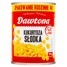 Dawtona Kukurydza Konserwowa Słodka 400G 