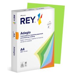 Rey Adagio Papier Ksero A4, 80Gsm, 16 Zielony Intense *Ryada080X402 R100, 500 Ark. 