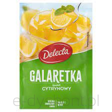 Delecta Galaretka 70G Smak Cytrynowy 