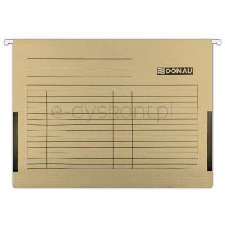 Donau Teczka zawieszkowa z boczkami, A4, 230gsm, brązowa