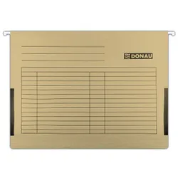 Donau Teczka zawieszkowa z boczkami, A4, 230gsm, brązowa