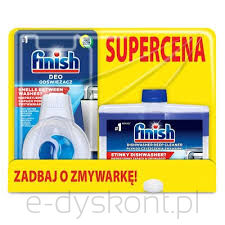 Finish Płyn Do Czyszczenia Zmywarki Duopack Regular 250Ml + Dezodorant Odor 4Ml