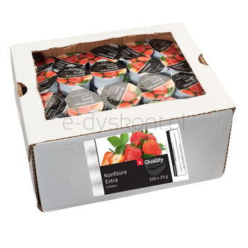TGQ Konfitura truskawkowa 25 g x 100 szt.