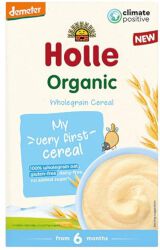 Holle Bezglutenowa kaszka pełnoziarnista owsiana, bezMleczna powyżej 6 m-ca życia BIO 250 g
