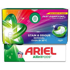 Ariel Allin1 Pods Kapsułki Do Prania Color 12 Prań