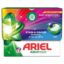 Ariel Allin1 Pods Kapsułki Do Prania Color 12 Prań