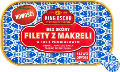 King Oscar Filety Z Makreli W Sosie Pomidorowym 110 G