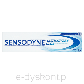 Sensodyne Ultraszybka Ulga Mint Pasta Z Fluorem Do Zębów Nadwrażliwych, Wyrób Medyczny, O Smaku Miętowym 75 Ml