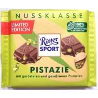 Czekolada mleczna z orzechami pistacji 100g