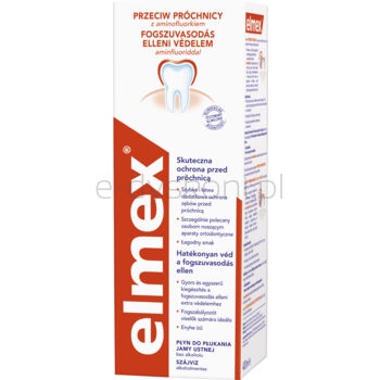 Elmex Płyn do płukania jamy ustnej przeciw próchnicy 400 ml