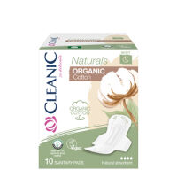 Cleanic Podpaski Naturals Organic Cotton Night 10 Sztuk