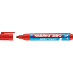 Edding Marker do flipchartów e-380 1,5-3mm, czerwony