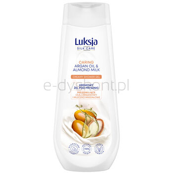 Luksja Żel Pod Prysznic Silk Care Kremowy Olej Arganowy I Mleczko Migdałowe 500 Ml