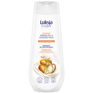 Luksja Żel Pod Prysznic Silk Care Kremowy Olej Arganowy I Mleczko Migdałowe 500 Ml