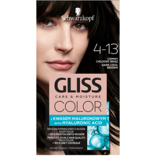 Gliss Color Krem Koloryzujący 4-13 Ciemny Chłodny Brąz 60 Ml+ 60 Ml+ 22,5 Ml