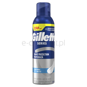 Gillette Series Odżywcza pianka do golenia z masłem kakaowym, 250 ml