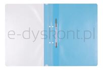 Office Products Skoroszyt, PP, A4, 2 otwory, 100/170mikr., wpinany, jasnoniebieski  - 2