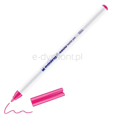 Edding Pisak Tekstylny E-4600 1 Mm, Różowy Neonowy
