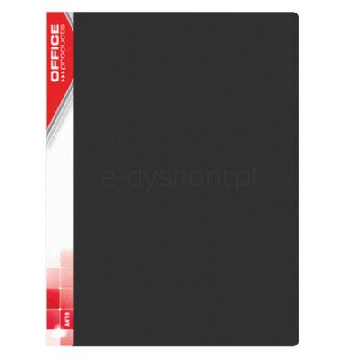 Office Products Teczka ofertowa  PP, A4, 520mikr., 10 koszulek, Czarna 
