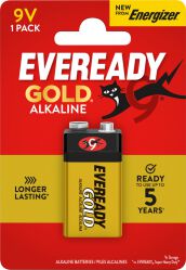 Eveready Gold from Energizer Bateria E, 6LR61, 9V, CP1 EU, 1 szt.