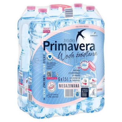 Primavera Woda Źródlana Niegazowana pet 1,5l SK