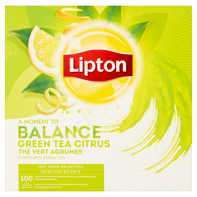 Lipton Herbata Zielona O Smaku Cytrusowym 130 G (100 X 1,3 G)