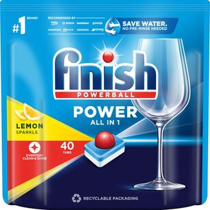 Finish Tabletki Do Zmywarki Power All-In-1 40 Lemon