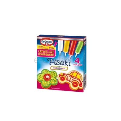 Dr. Oetker Pisaki cukrowe 68 g (4 tubki)