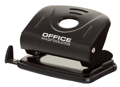 Office Products Dziurkacz dziurkuje do 25 kartek, metal, czarny