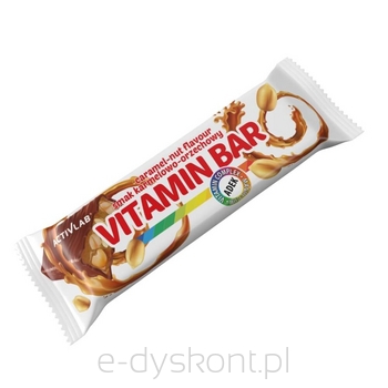 Vitamin Bar - Smak Orzechowo-Karmelowy Activlab (Baton 40 Gram)