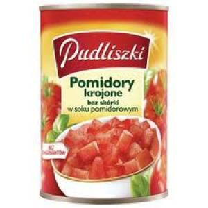 Pudliszki Pomidory Krojone W Soku Pomidorowym 400G