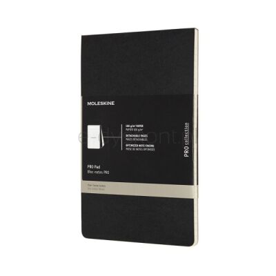Moleskine Notes reporterski PRO PAD L (13x21 cm), 96 stron, czarny
