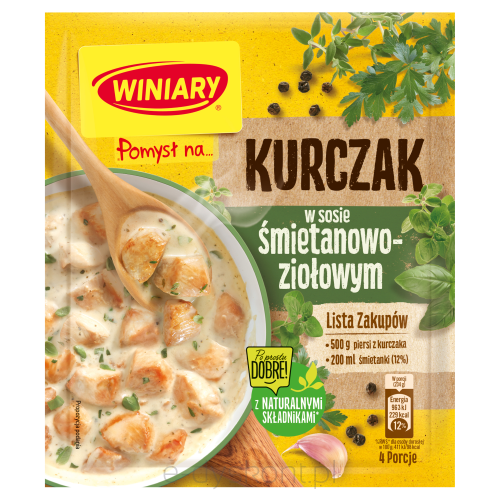 Winiary Pomysł Na... Kurczak W Sosie Śmietanowo-Ziołowym 30G