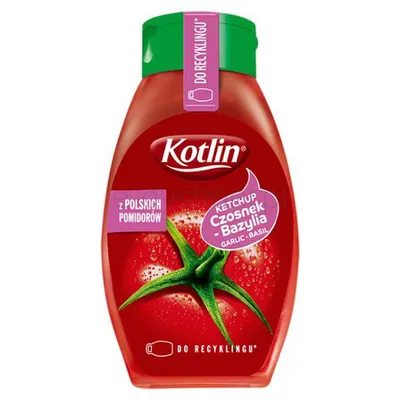 Ketchup Kotlin Czosn-Bazylia 450 G Agros Nova