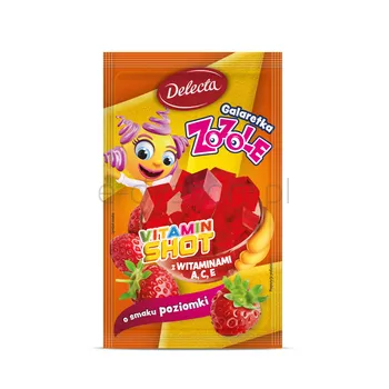 Delecta Galaretka Zozole o smaku poziomki 70g
