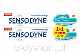 Sensodyne Deep Clean 75 Ml 1+1 W Super Cenie