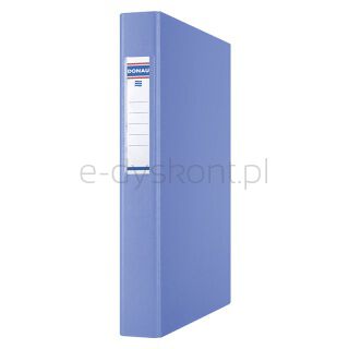 Donau Segregator ringowy PP, A4/4R/25mm, niebieski