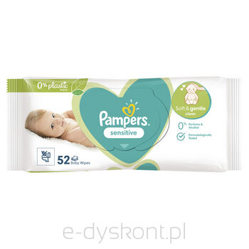 Pampers Sensitive 52 Szt.