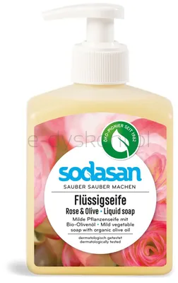 Mydło w płynie różano - oliwkowe BIO 1000 ml