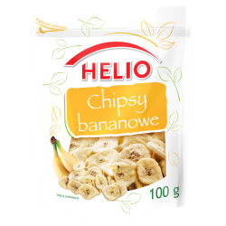 Helio Chipsy Bananowe 100 G