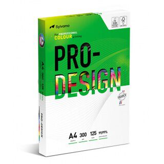 Pro-Design Fsc Papier kserosatynowany, klasa A++, A4, 168CIE, 300gsm, 125 ark. [BIURO]