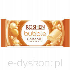 Roshen Czekolada Bąbelkowa karmelowa 80 g